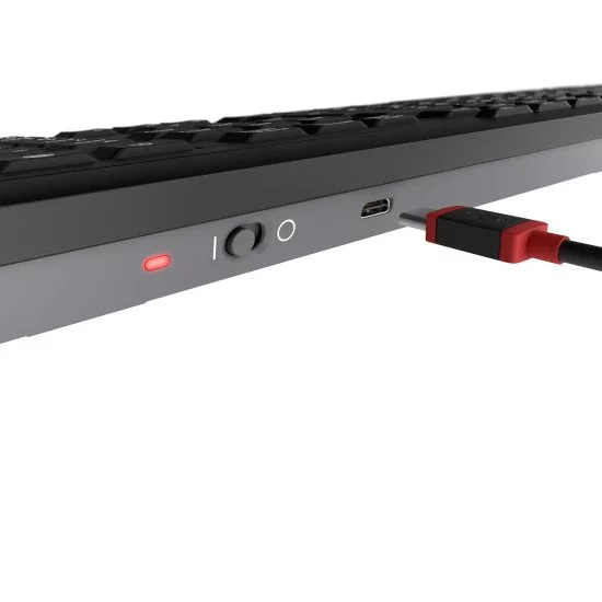 CHERRY Stream Desktop Recharge clavier RF sans fil AZERTY Français Noir CHERRY Stream Desktop Recharge clavier RF sans fil AZERTY Français Noir