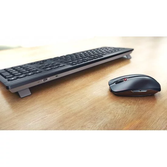 CHERRY Stream Desktop Recharge clavier RF sans fil AZERTY Français Noir CHERRY Stream Desktop Recharge clavier RF sans fil AZERTY Français Noir