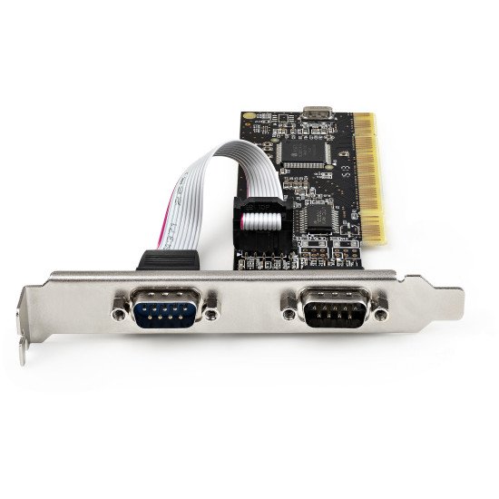 StarTech.com Carte PCI Combo Série/Parallèle avec Double Port Série RS232 (DB9) & 1 Port Parallèle LPT (DB25) - Carte Adaptateur PCI Combo - Carte d'Extension Contrôleur PCI - Carte PCI vers Imprimante