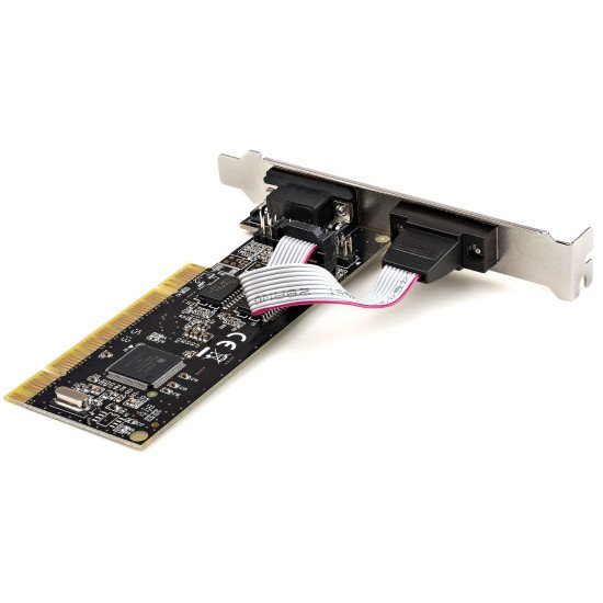 StarTech.com Carte PCI Combo Série/Parallèle avec Double Port Série RS232 (DB9) & 1 Port Parallèle LPT (DB25) - Carte Adaptateur PCI Combo - Carte d'Extension Contrôleur PCI - Carte PCI vers Imprimante