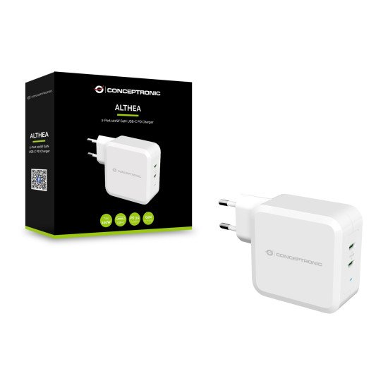 Conceptronic ALTHEA08W chargeur d'appareils mobiles Universel Blanc Secteur Intérieure