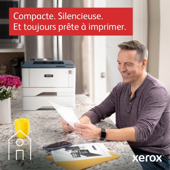 Xerox B310 Imprimante recto verso sans fil A4 40 ppm, PS3 PCL5e/6, 2 magasins Total 350 feuilles, UK Xerox B310 Imprimante recto verso sans fil A4 40 ppm, PS3 PCL5e/6, 2 magasins Total 350 feuilles, UK