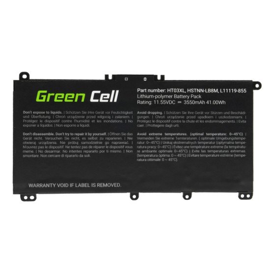 Green Cell HP163 composant de laptop supplémentaire Batterie