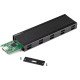 StarTech.com Boitier USB-C 10Gbps vers M.2 NVMe ou M.2 SATA SSD - Boitier Aluminium Externe Portable M.2 PCIe/SATA NGFF SSD - Câbles Hôte USB Type-C & USB-A - Compatible 2230/2242/2260/2280