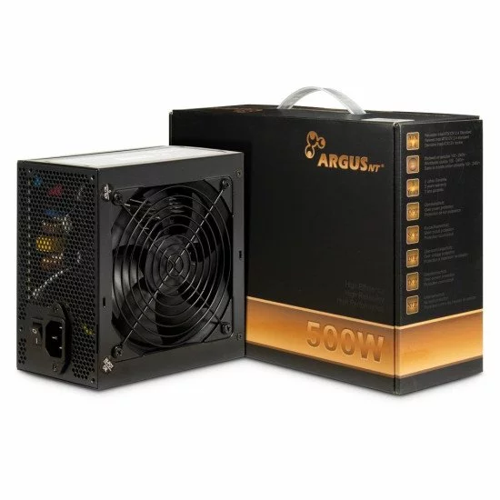 Inter-Tech ArgusNT BPS-500 Alimentation PC 500 W 20+4 pin ATX ATX Noir Inter-Tech ArgusNT BPS-500 Alimentation PC 500 W 20+4 pin ATX ATX Noir