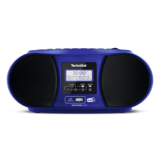 TechniSat DigitRadio 1990 Système micro midi domestique 3 W Bleu