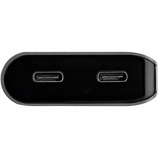 StarTech.com Adaptateur Multiports USB-C - USB-C vers HDMI ou Mini DisplayPort 4K 60Hz - Alimentation 100W Passthrough - Hub USB 4 Ports 10Gbps - Mini Dock USB Type-C - Câble Intégré 30cm