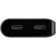 StarTech.com Adaptateur Multiports USB-C - USB-C vers HDMI ou Mini DisplayPort 4K 60Hz - Alimentation 100W Passthrough - Hub USB 4 Ports 10Gbps - Mini Dock USB Type-C - Câble Intégré 30cm