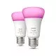 Philips Hue White and Color ambiance 8719514291317A éclairage intelligent Ampoule intelligente Bluetooth/Zigbee 11 W Philips Hue White and Color ambiance 8719514291317A éclairage intelligent Ampoule intelligente Bluetooth/Zigbee 11 W