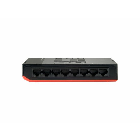 LevelOne GSW-0807 commutateur réseau Non-géré Gigabit Ethernet (10/100/1000) Noir, Rouge