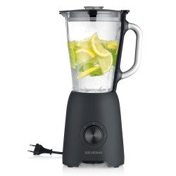 Severin SM 3724 blender 1,5 L Mélangeur de table 600 W Noir, Transparent