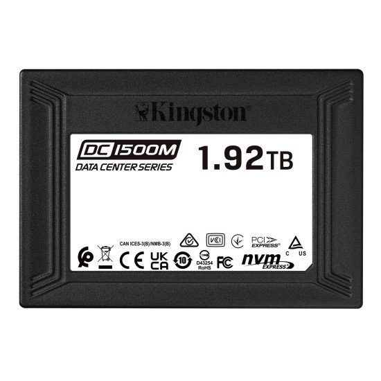 Kingston Technology DC1500M U.2 Enterprise SSD 1920 Go PCI Express 3.0 3D TLC NVMe