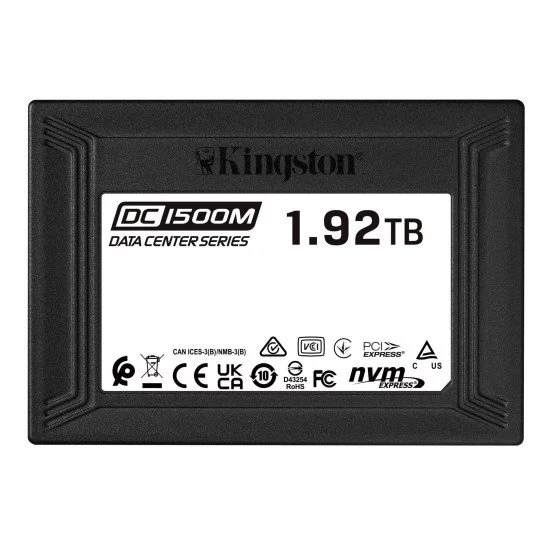 Kingston Technology DC1500M U.2 Enterprise SSD 1920 Go PCI Express 3.0 3D TLC NVMe Kingston Technology DC1500M U.2 Enterprise SSD 1920 Go PCI Express 3.0 3D TLC NVMe
