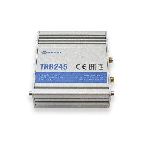 Teltonika TRB245 entrée et régulateur 10, 100 Mbit/s Teltonika TRB245 entrée et régulateur 10, 100 Mbit/s
