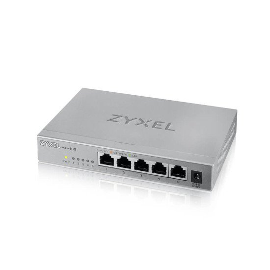 Zyxel MG-105 Non-géré 2.5G Ethernet (100/1000/2500) Acier