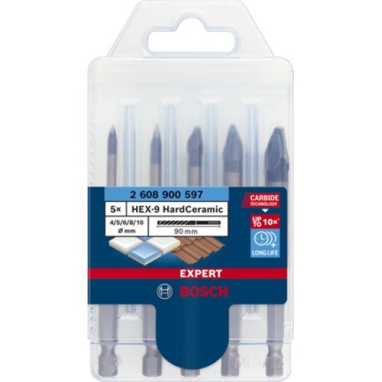 Bosch Expert 2 608 900 597 foret Ensemble de forets 5 pièce(s) Bosch Expert 2 608 900 597 foret Ensemble de forets 5 pièce(s)