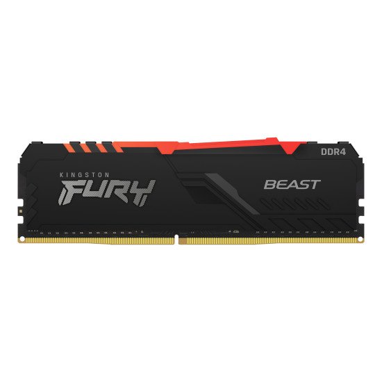 Kingston Technology FURY Beast RGB module de mémoire 8 Go 1 x 8 Go DDR4 3200 MHz