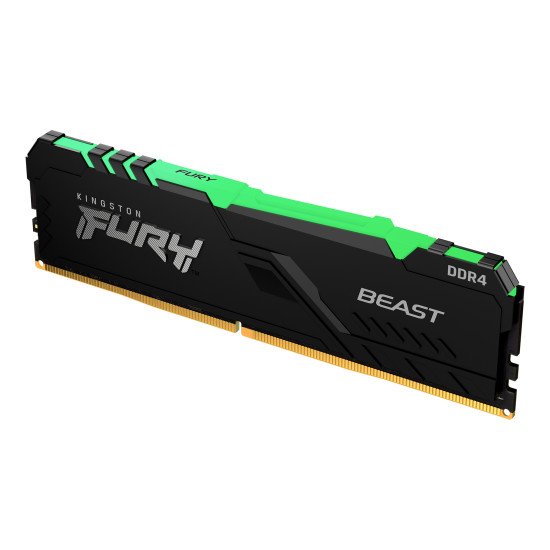 Kingston Technology FURY Beast RGB module de mémoire 8 Go 1 x 8 Go DDR4 3200 MHz