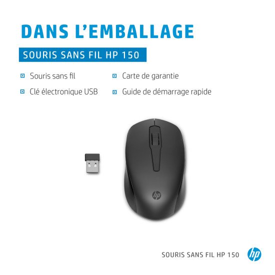 HP Souris sans fil 150