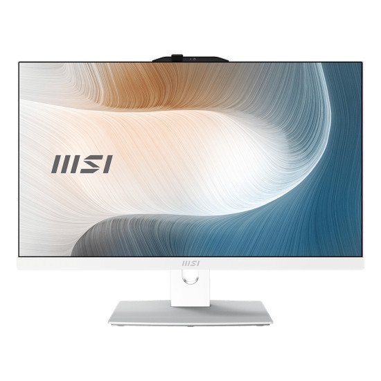 MSI Modern AM242TP 1M-1208DE PC tout en un/station de travail Intel Core 3 100U 60,5 cm (23.8") 1920 x 1080 pixels PC All-in-One 16 Go DDR5-SDRAM 256 Go SSD Windows 11 Pro Wi-Fi 6E (802.11ax) Blanc MSI Modern AM242TP 1M-1208DE PC tout en un/station de travail Intel Core 3 100U 60,5 cm (23.8") 1920 x 1080 pixels PC All-in-One 16 Go DDR5-SDRAM 256 Go SSD Windows 11 Pro Wi-Fi 6E (802.11ax) Blanc