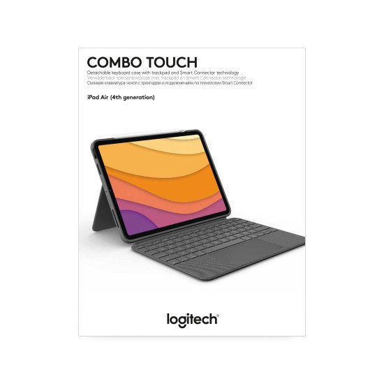Logitech Combo Touch Gris Smart Connector QWERTY britannique