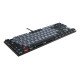 CHERRY KC 500 MX LP TKL clavier maison/bureau USB QWERTZ Allemand Noir, Gris