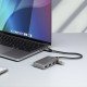 StarTech.com 5G4AC-USB-C-HUB hub & concentrateur USB 3.2 Gen 1 (3.1 Gen 1) Type-C 5000 Mbit/s Gris