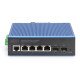 Digitus Switch industriel 4+2 ports L2 administrable Gigabit Ethernet PoE