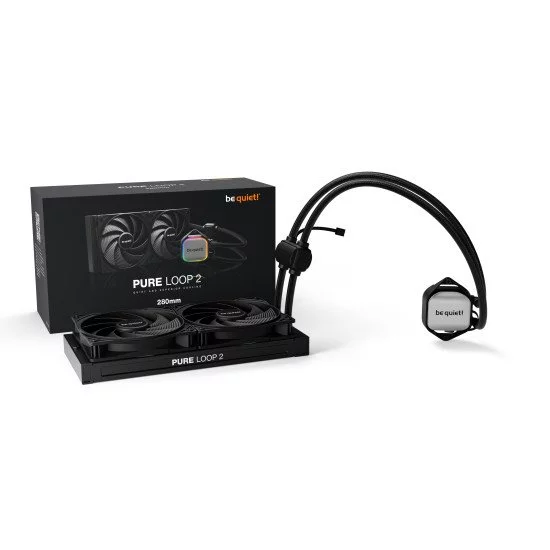 be quiet! Pure Loop 2 | 280mm Processeur Refroidisseur de liquide tout-en-un 14 cm Noir 1 pièce(s) be quiet! Pure Loop 2 | 280mm Processeur Refroidisseur de liquide tout-en-un 14 cm Noir 1 pièce(s)