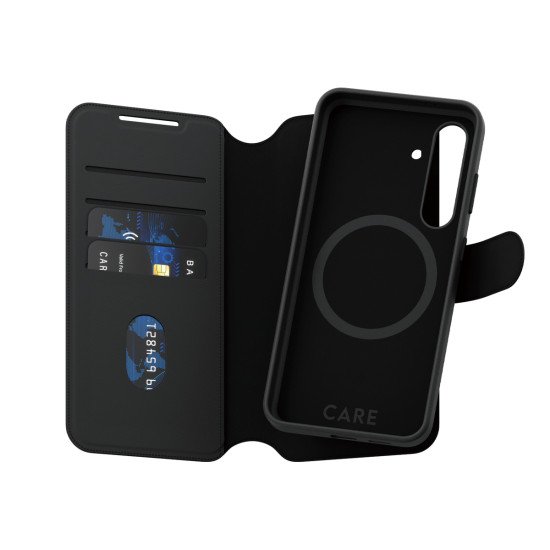 PanzerGlass CARE by ® Feature Case Tango Two-in-One Wallet w. Qi Compatible Samsung Galaxy S24 coque de protection pour téléphones portables Housse Noir PanzerGlass CARE by ® Feature Case Tango Two-in-One Wallet w. Qi Compatible Samsung Galaxy S24 coque de protection pour téléphones portables Housse Noir