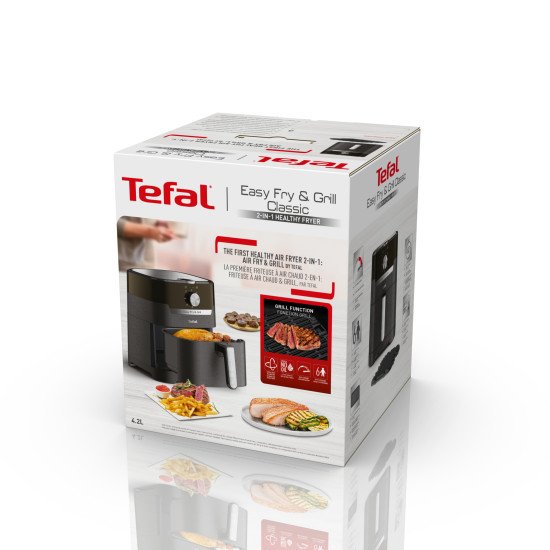 Tefal Easy Fry & Grill EY501815 Unique 4,2 L Autonome 1550 W Friteuse d'air chaud Noir