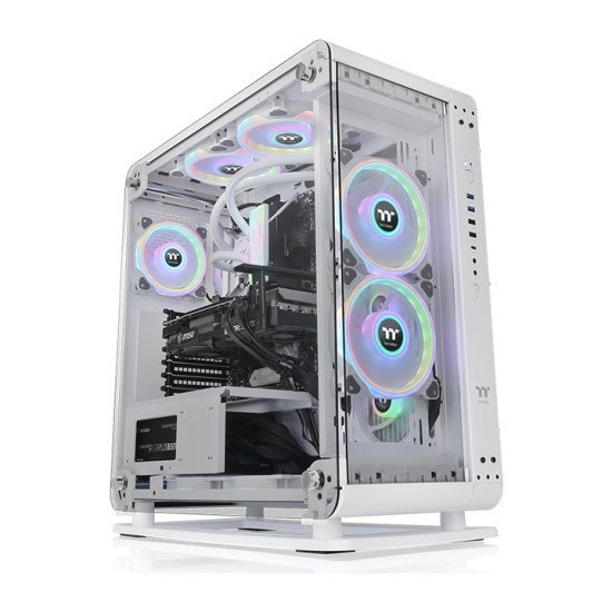 Thermaltake Core P6 Tempered Glass Snow Mid Tower Midi Tower Blanc