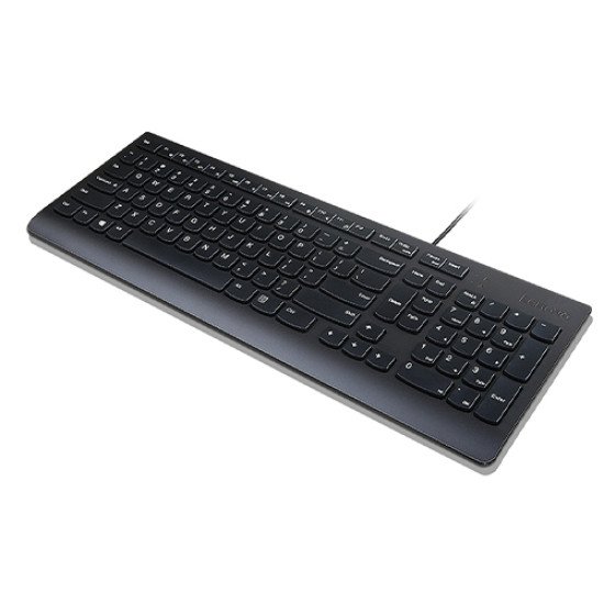 Lenovo Essential clavier USB QWERTY Espagnole Noir