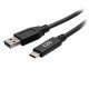 C2G Câble USB-C® 6 pouces mâle vers USB-A mâle - USB 3.2 Gen 1 (5 Gbits/s)