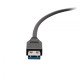 C2G Câble USB-C® 6 pouces mâle vers USB-A mâle - USB 3.2 Gen 1 (5 Gbits/s)