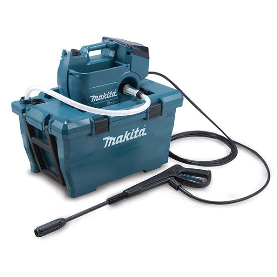 Makita DHW080ZK Nettoyeur haute pression Droit Batterie 380 l/h Noir, Bleu