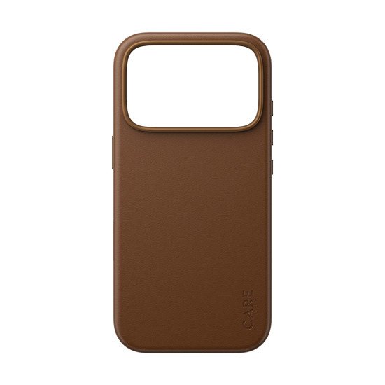 PanzerGlass CARE™ by ® Solo Vegan Leather Case Brown w. MagSafe iPhone 2026 Pro | 17 Pro coque de protection pour téléphones portables Housse Marron