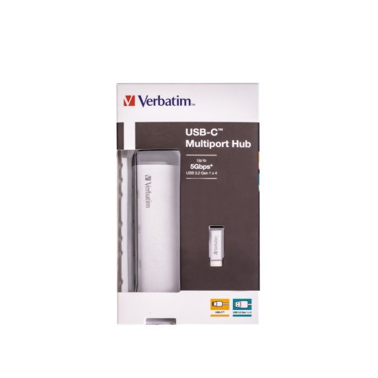 Verbatim Hub Multiports USB-C 4 ports USB 3.2 Gen 1