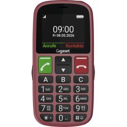 Gigaset GL30 5,59 cm (2.2") 106 g Rouge Téléphone pour seniors