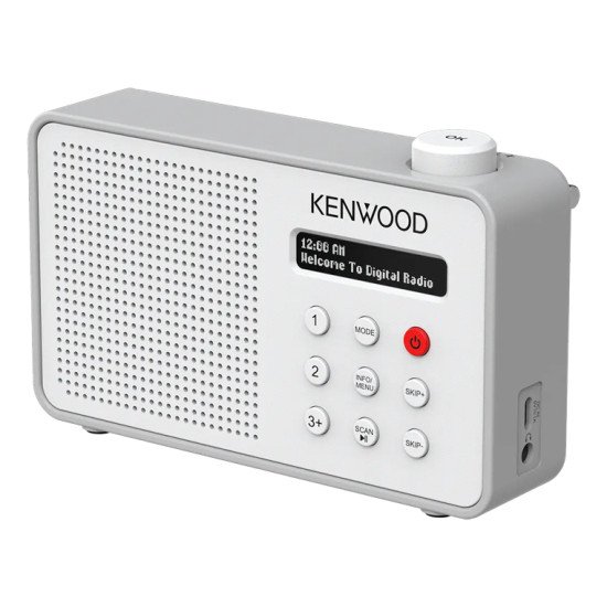 Kenwood CR-M25DAB-W Radio portable Numérique Blanc
