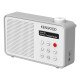 Kenwood CR-M25DAB-W Radio portable Numérique Blanc