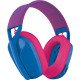 Logitech G G435 Casque Sans fil Arceau Jouer Bluetooth Bleu, Rose