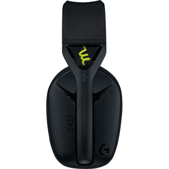 Logitech G G435 Casque Arceau Bluetooth Noir, Jaune