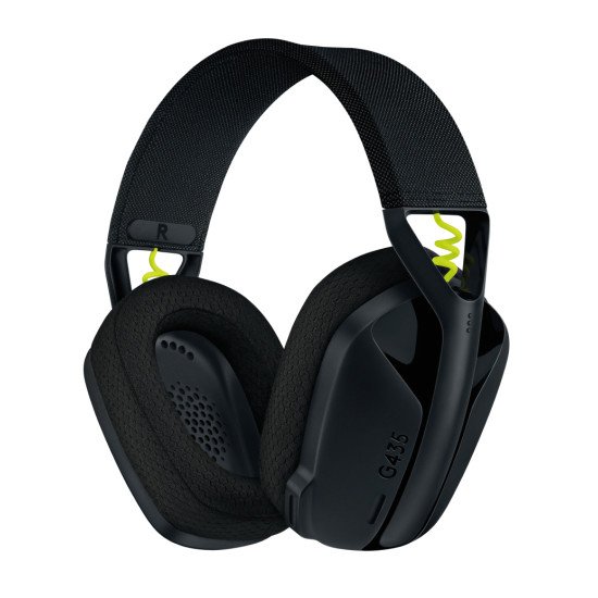 Logitech G G435 Casque Arceau Bluetooth Noir, Jaune