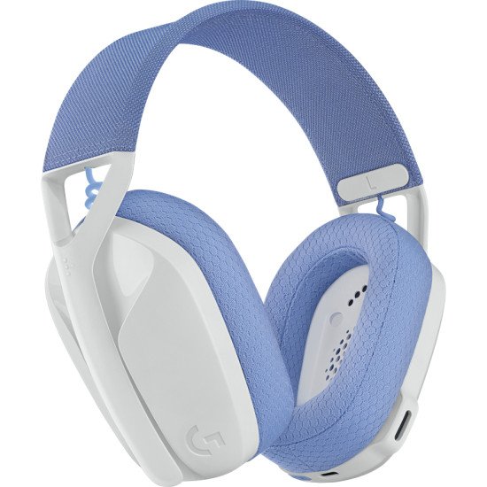 Logitech G G435 Casque Arceau Bluetooth Bleu, Blanc