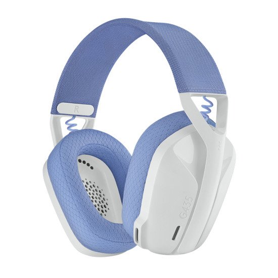 Logitech G G435 Casque Arceau Bluetooth Bleu, Blanc