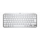 Logitech MX Keys Mini Minimalist Wireless Illuminated Keyboard clavier RF sans fil + Bluetooth QWERTY Nordique Gris