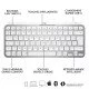 Logitech MX Keys Mini for Mac clavier RF sans fil + Bluetooth QWERTZ Allemand Argent, Blanc Logitech MX Keys Mini for Mac clavier RF sans fil + Bluetooth QWERTZ Allemand Argent, Blanc