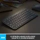 Logitech MX Keys Mini for Mac clavier RF sans fil + Bluetooth QWERTZ Allemand Argent, Blanc Logitech MX Keys Mini for Mac clavier RF sans fil + Bluetooth QWERTZ Allemand Argent, Blanc