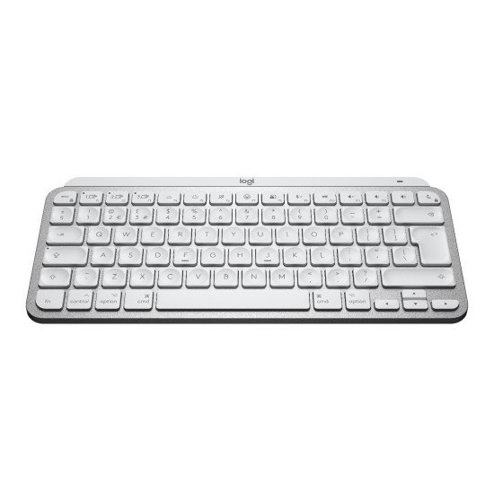 Logitech MX Keys Mini For Mac Minimalist Wireless Illuminated Keyboard clavier Bluetooth QWERTY Anglais Gris